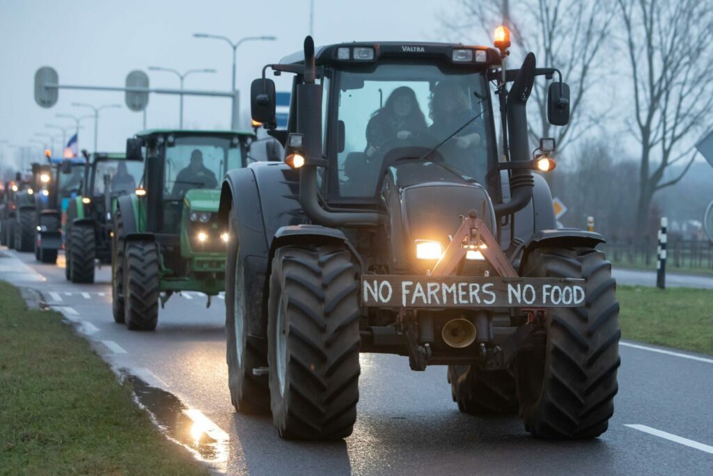 Agricultores da Holanda - protestos