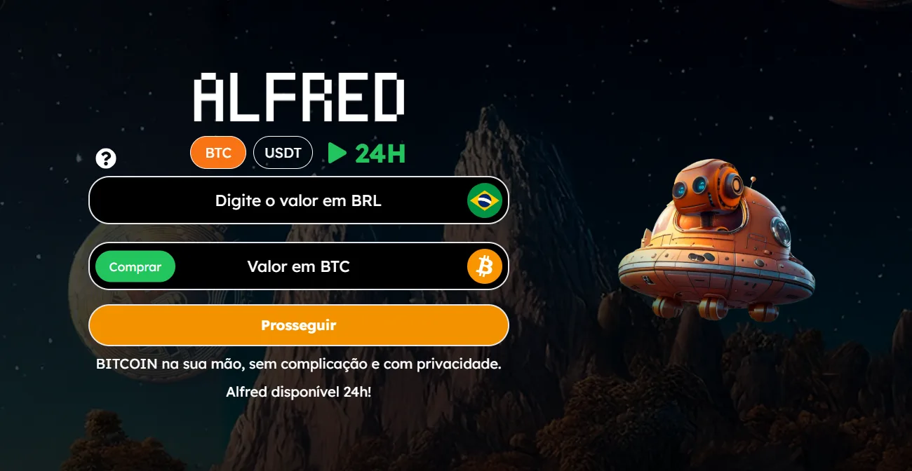 Alfred P2P para compra de Bitcoin
